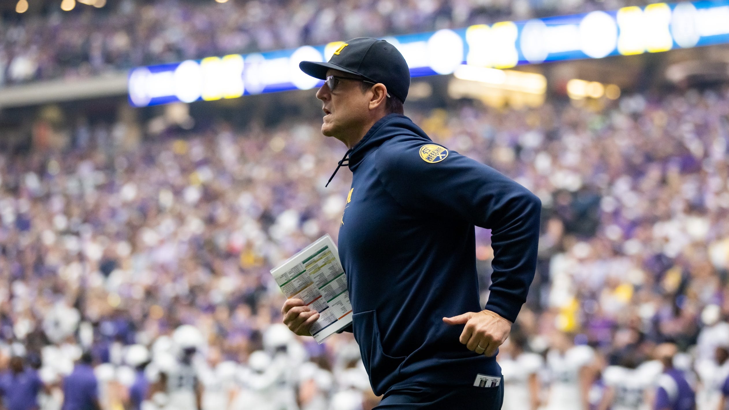 Jim Harbaugh is staying at Michigan. He thinks.