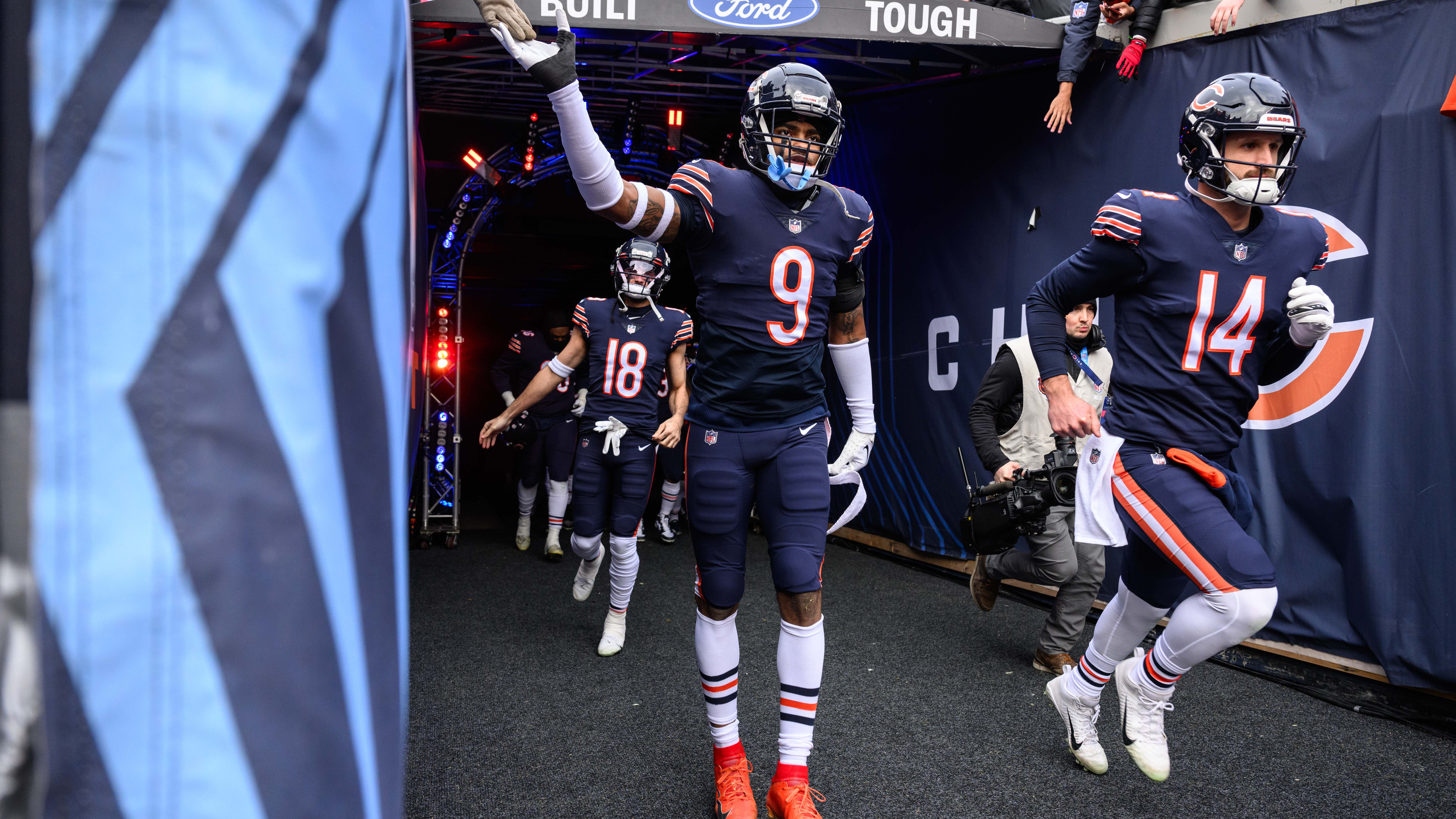 Bears safety Jaquan Brisker progressing toward playing in season opener