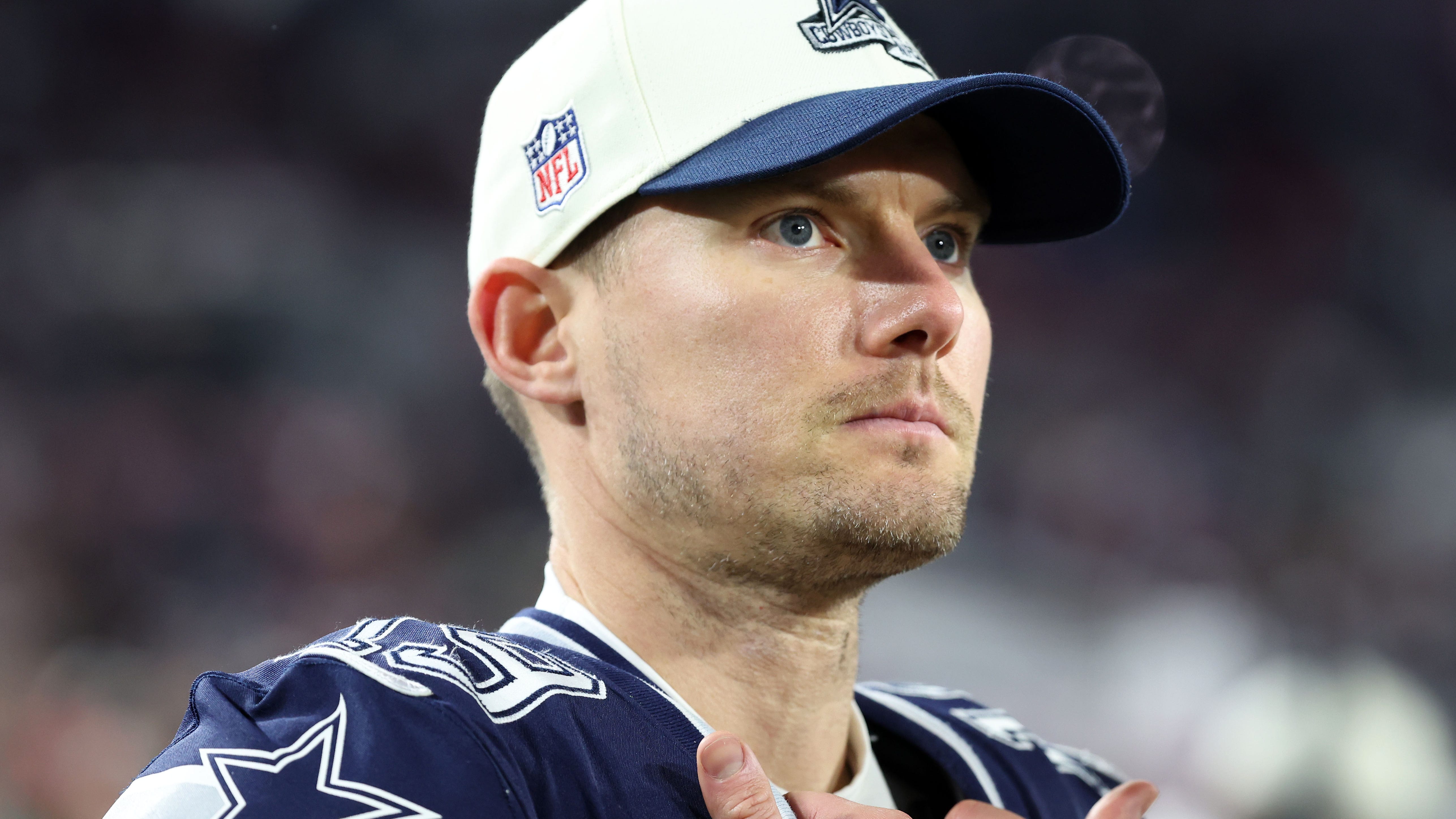 Does Brett Maher have trouble kicking on grass?