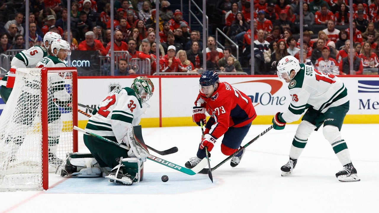 Capitals shuffle lines, but fall at home to Wild 4-2