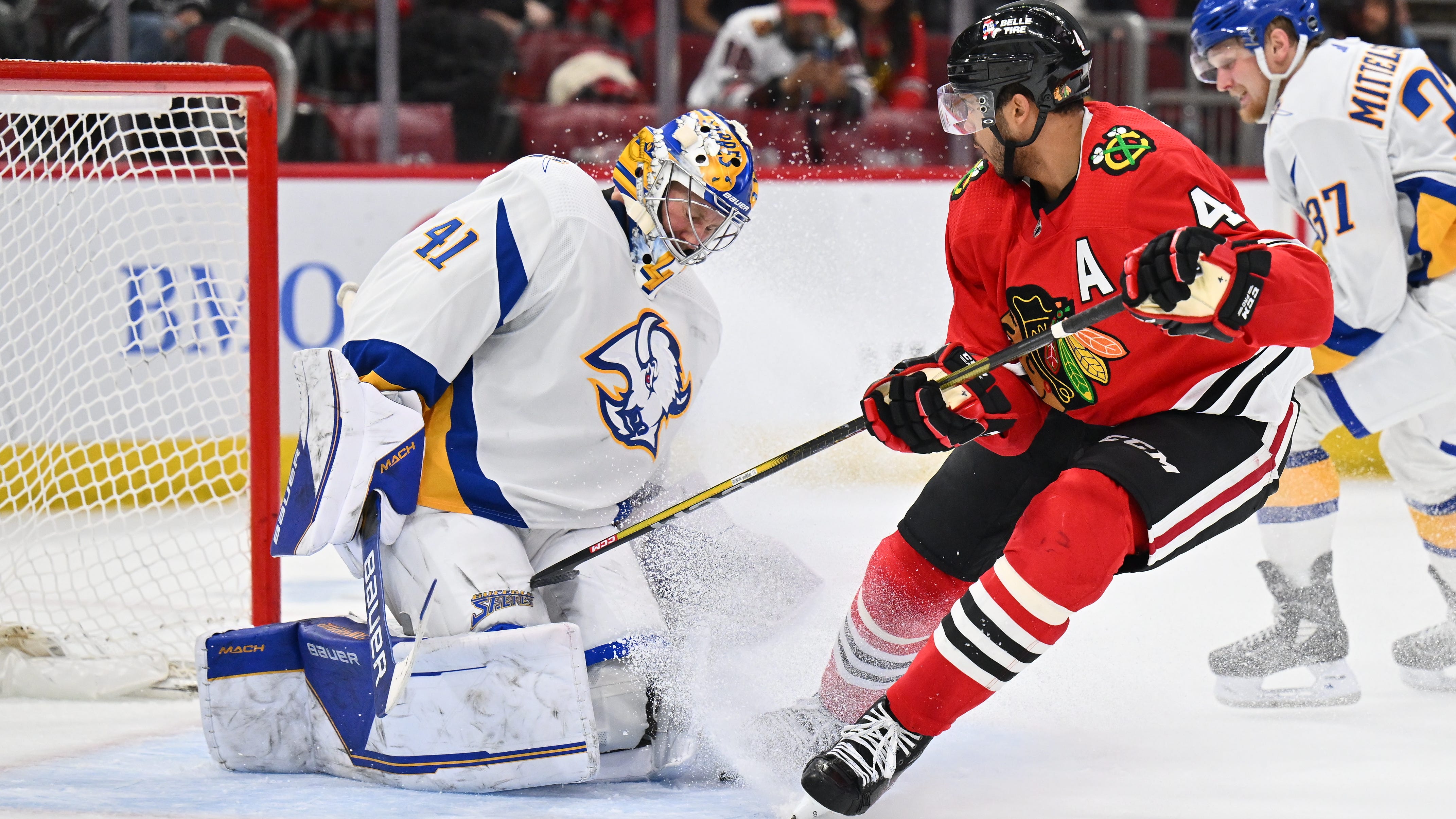 Sabres lose third period lead, fall in overtime to Chicago