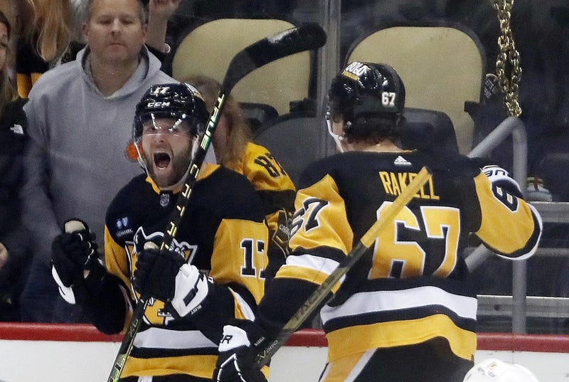 Bryan Rust and Rickard Rakell