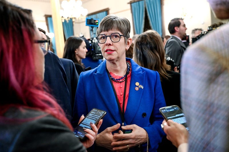 State Rep. Julie Brixie at a previous event