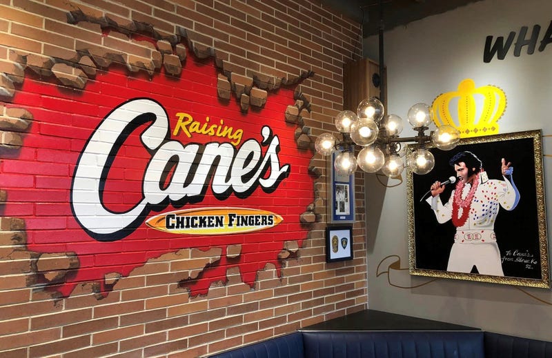 Raising Cane's restaurant.