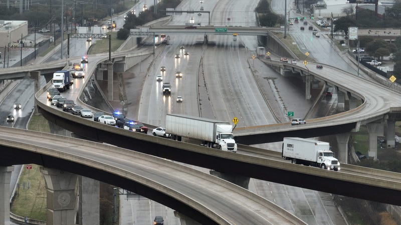 Icy roadways