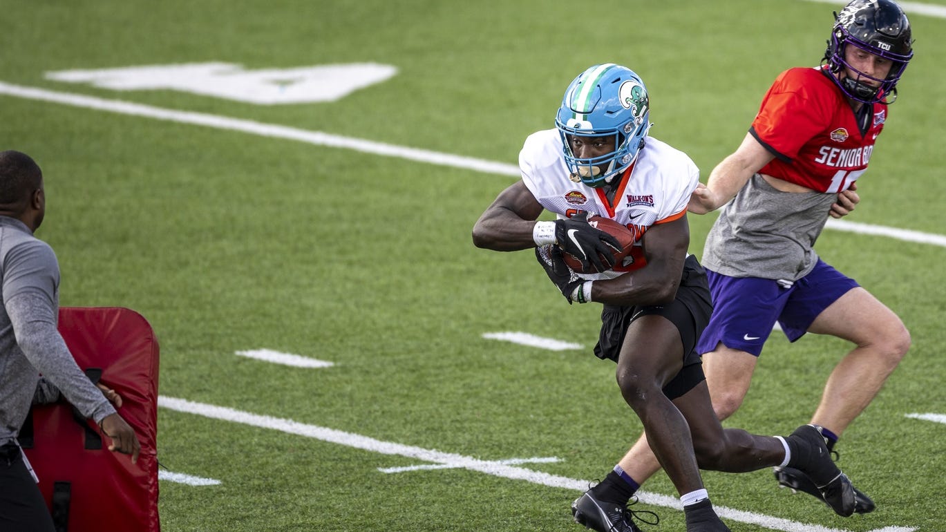 Senior Bowl notes, Day 1: Tulane's Tyjae Spears a standout as QBs struggle