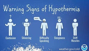 Wind chills from the cold weather could cause frostbite on exposed skin in as little as 10 minutes, according to the National Weather Service
