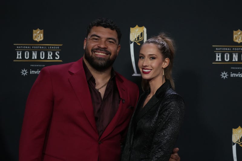 Cam Heyward and his wife