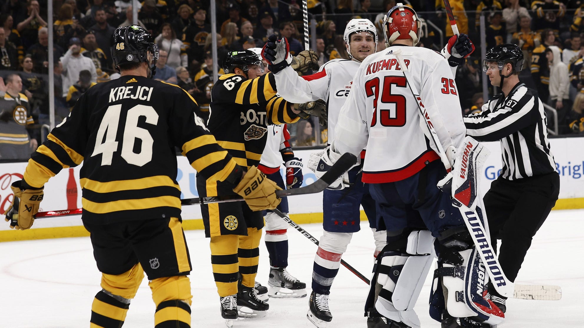 Bruins get a swift reminder about desperation in their return from break