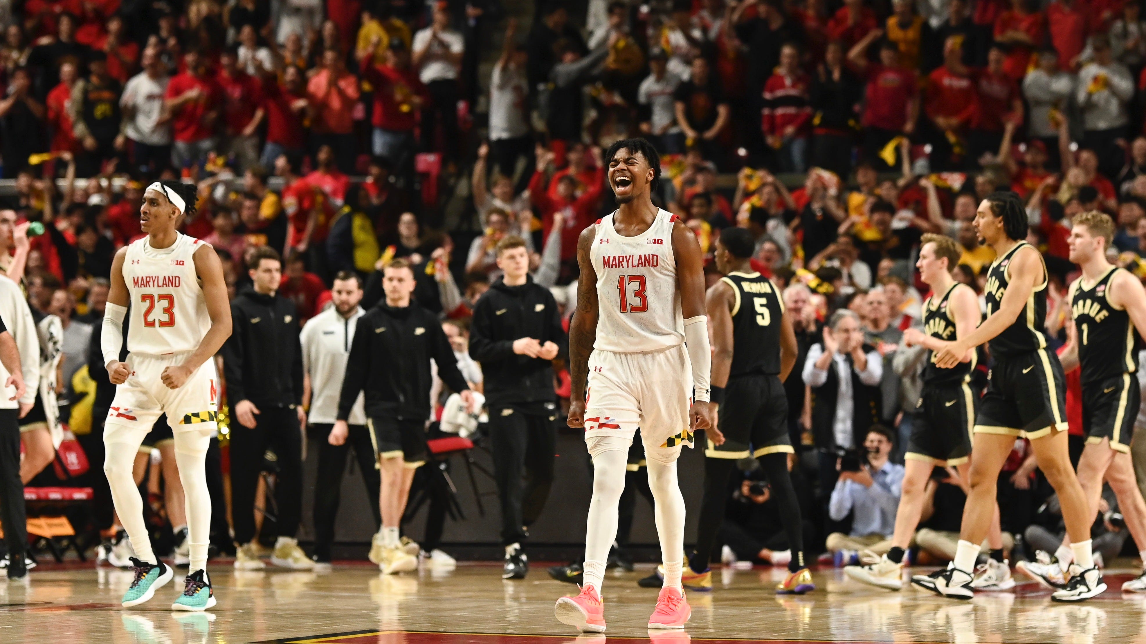 Jahmir Young's 20 help Maryland surge past No. 3 Purdue 68-54