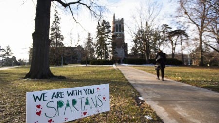 MSU victim released from hospital shares message of gratitude and determination on Facebook