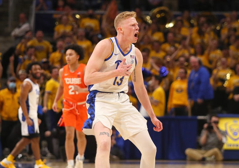 Aiden Fisch excited after basket