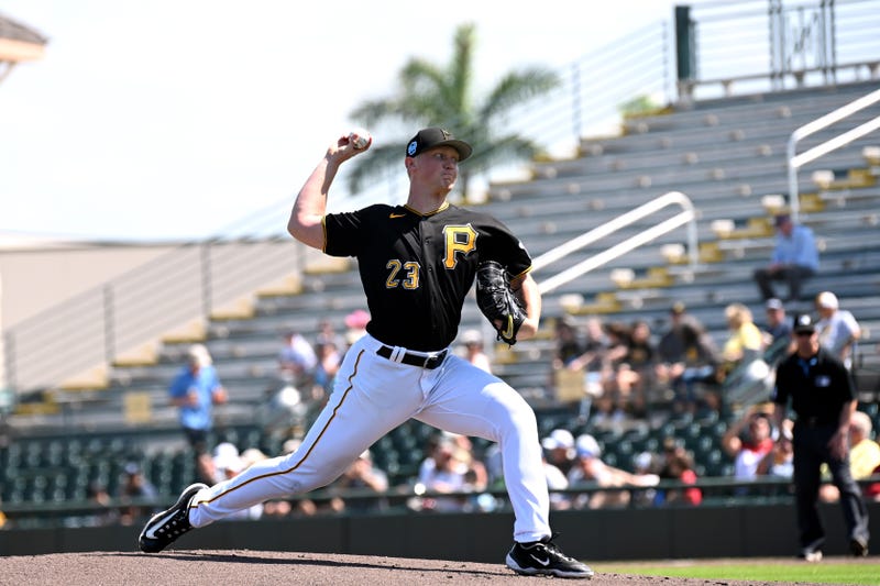 Mitch Keller pitching in Bradenton