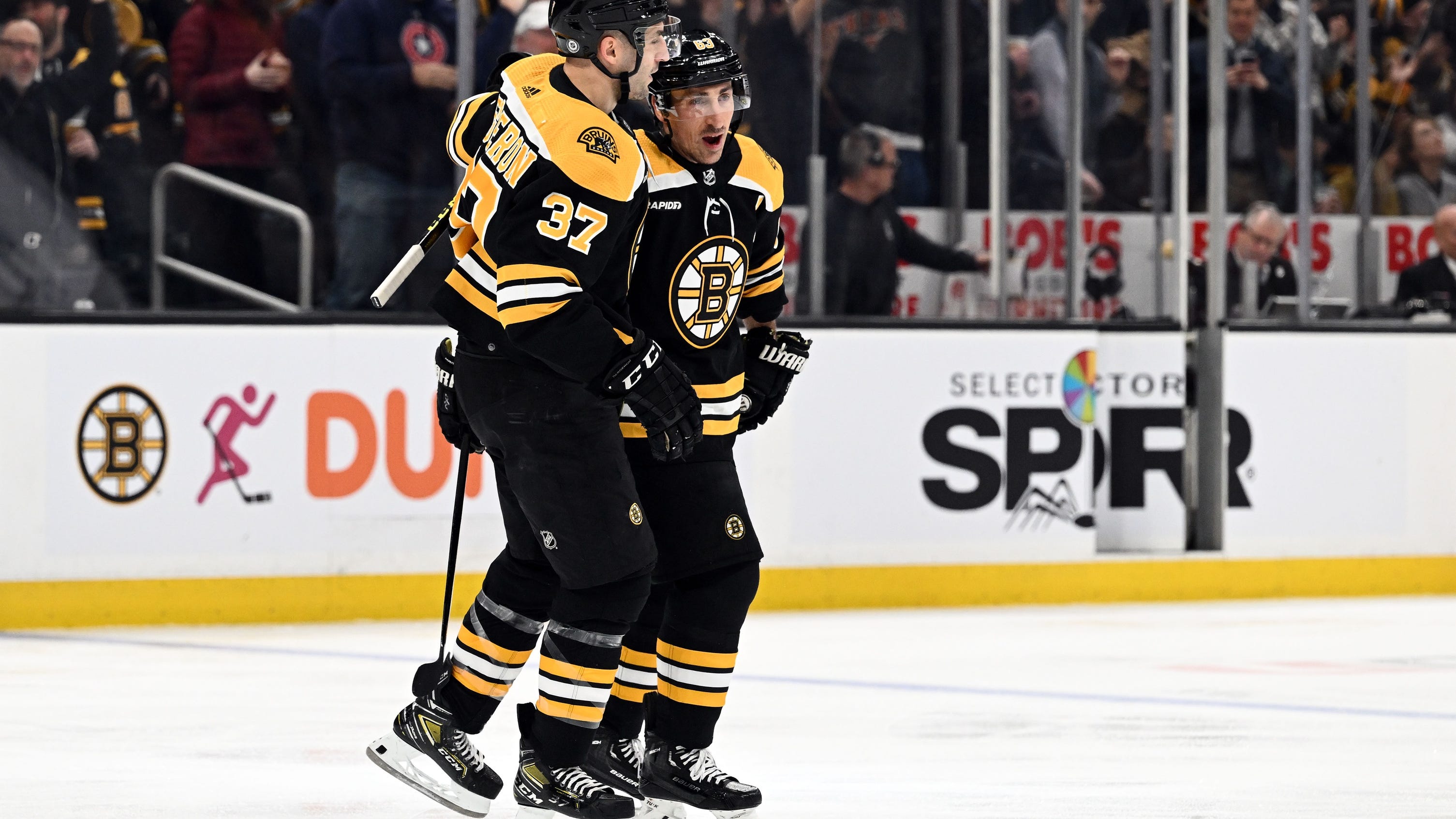 Could Jim Montgomery really split up Patrice Bergeron and Brad Marchand?