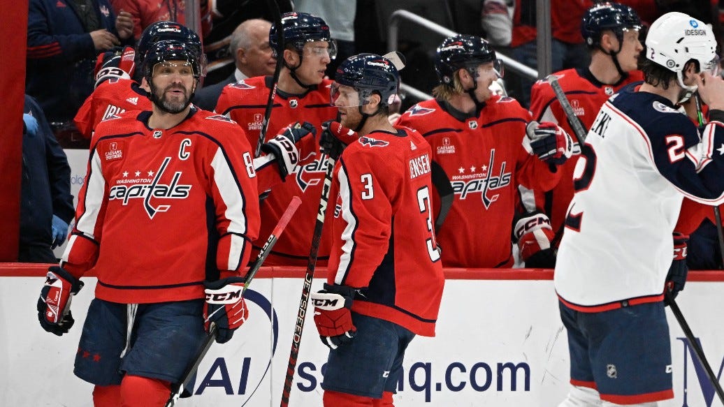 Capitals blow 3-goal lead, lose to Blue Jackets in overtime