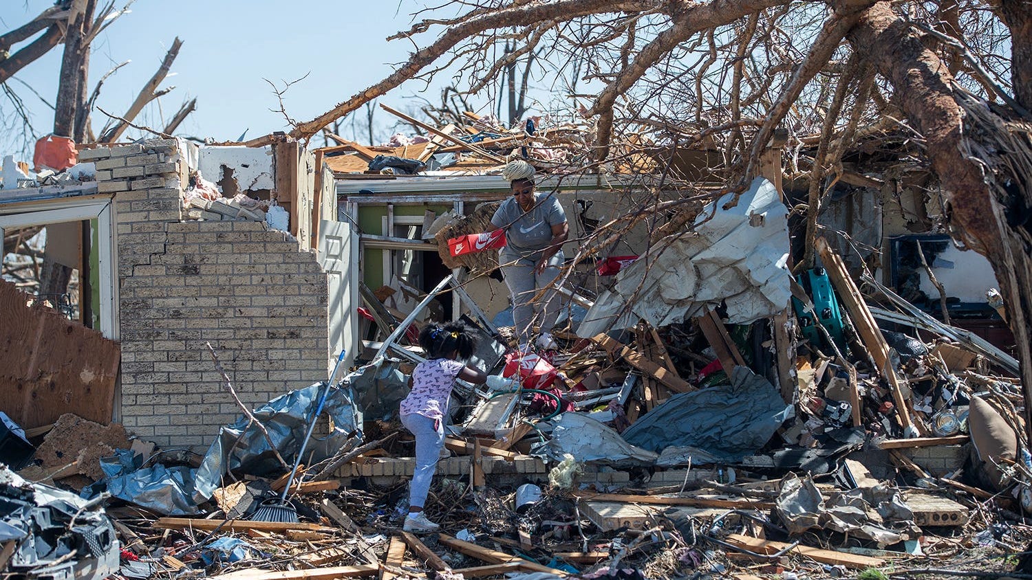 After tornadoes touch down in Texas, at least two dozen killed in Mississippi storms