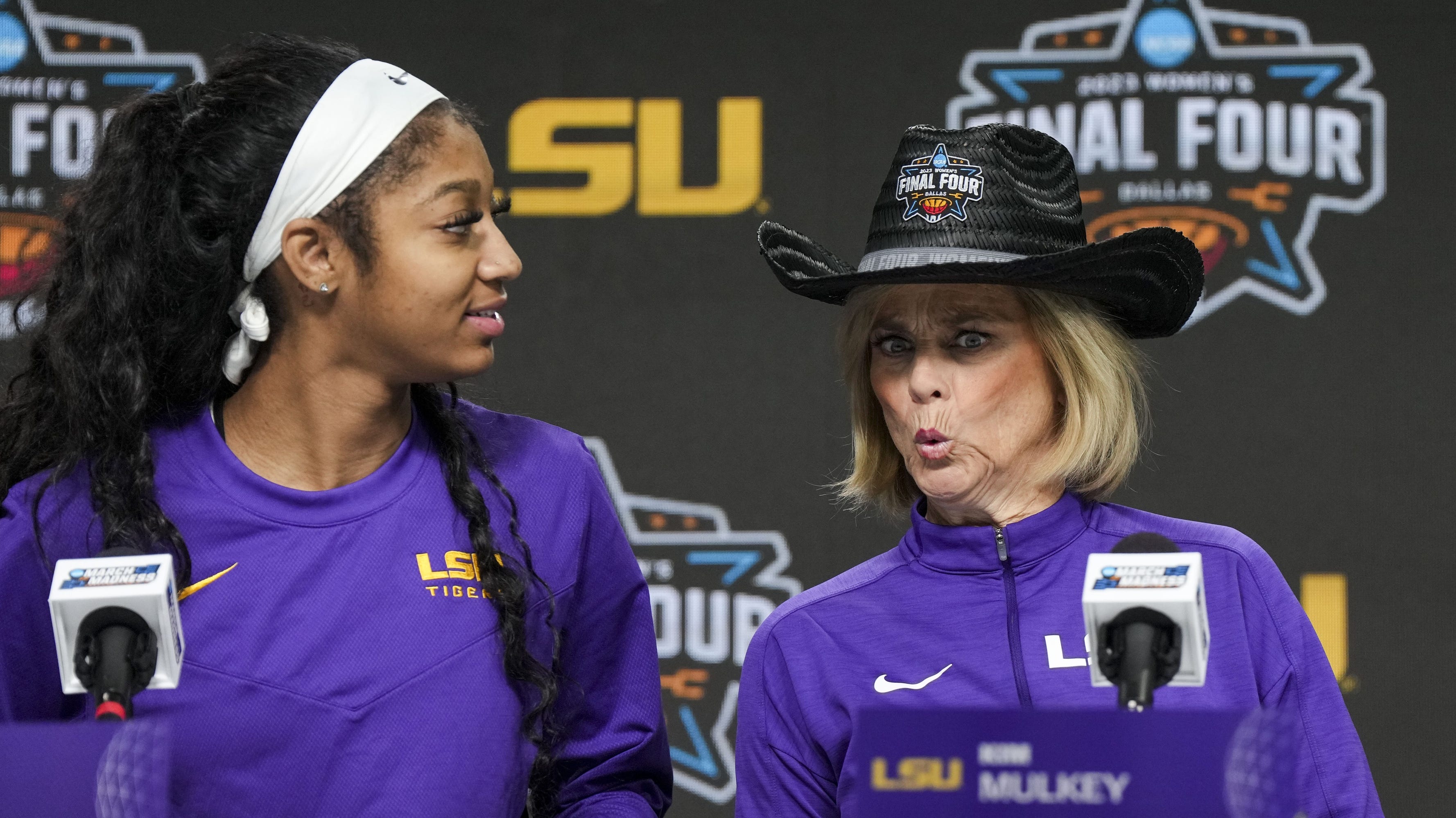 Watch: LSU's Kim Mulkey sings 'All My Exes Live In Texas' ahead of Final Four showdown