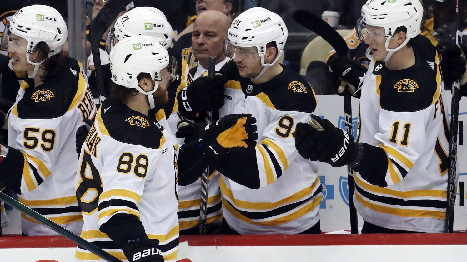 David Pastrnak continues to make history with hat trick vs. Penguins