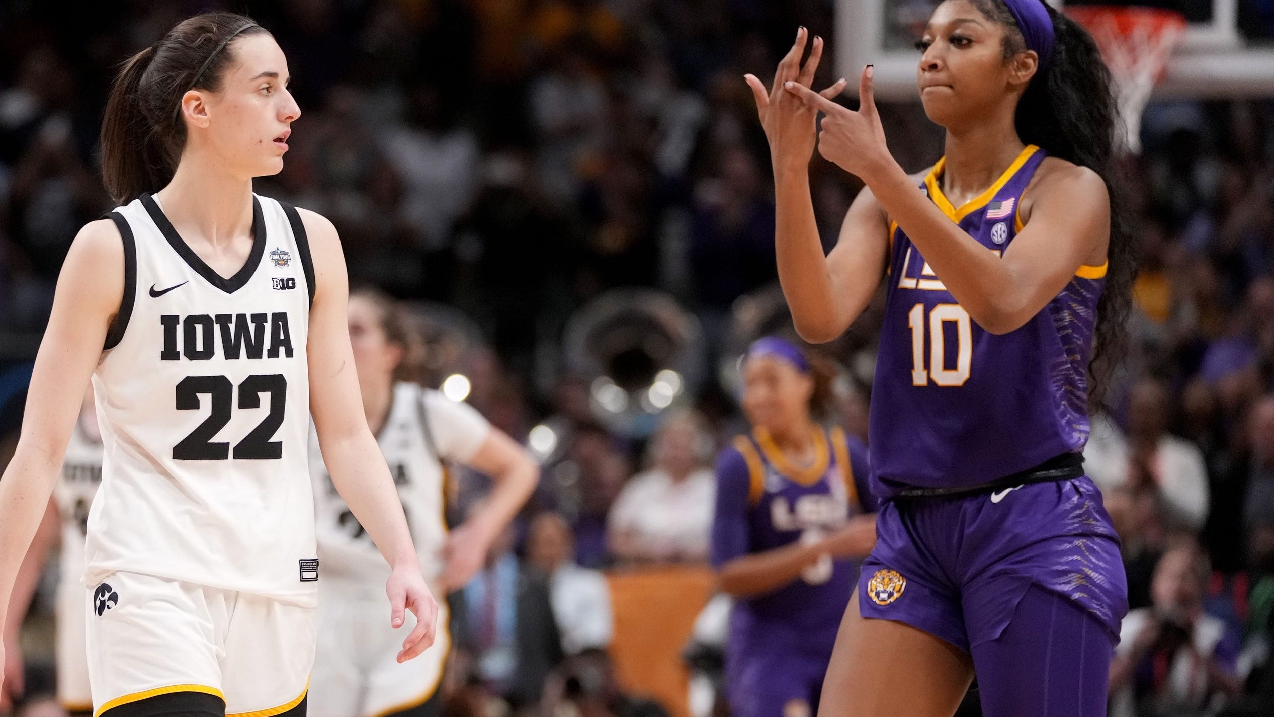 LSU's Angel Reese to the social media critics: 'This is for the girls that look like me'