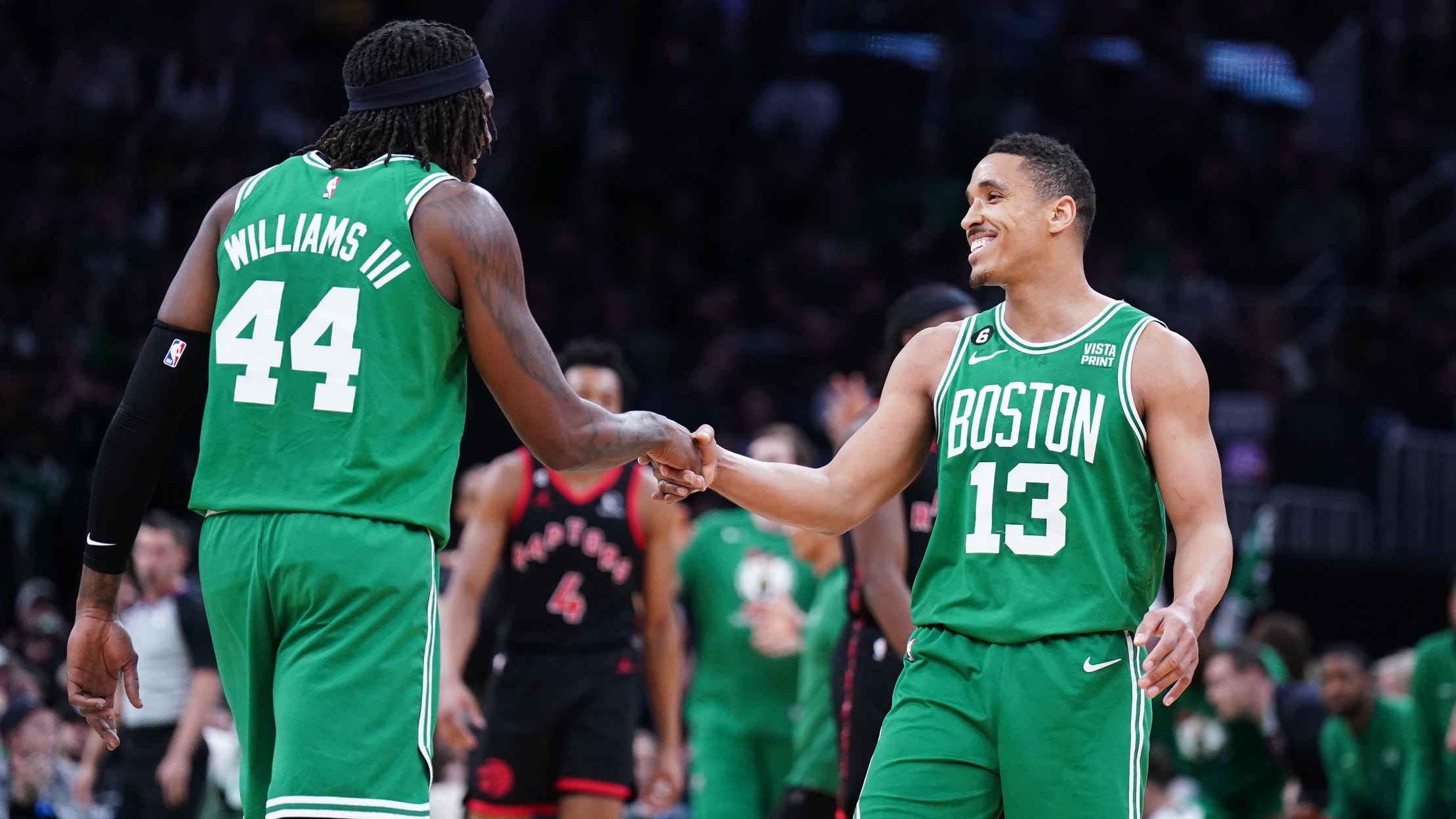 Robert Williams, Malcolm Brogdon react to Portland trade