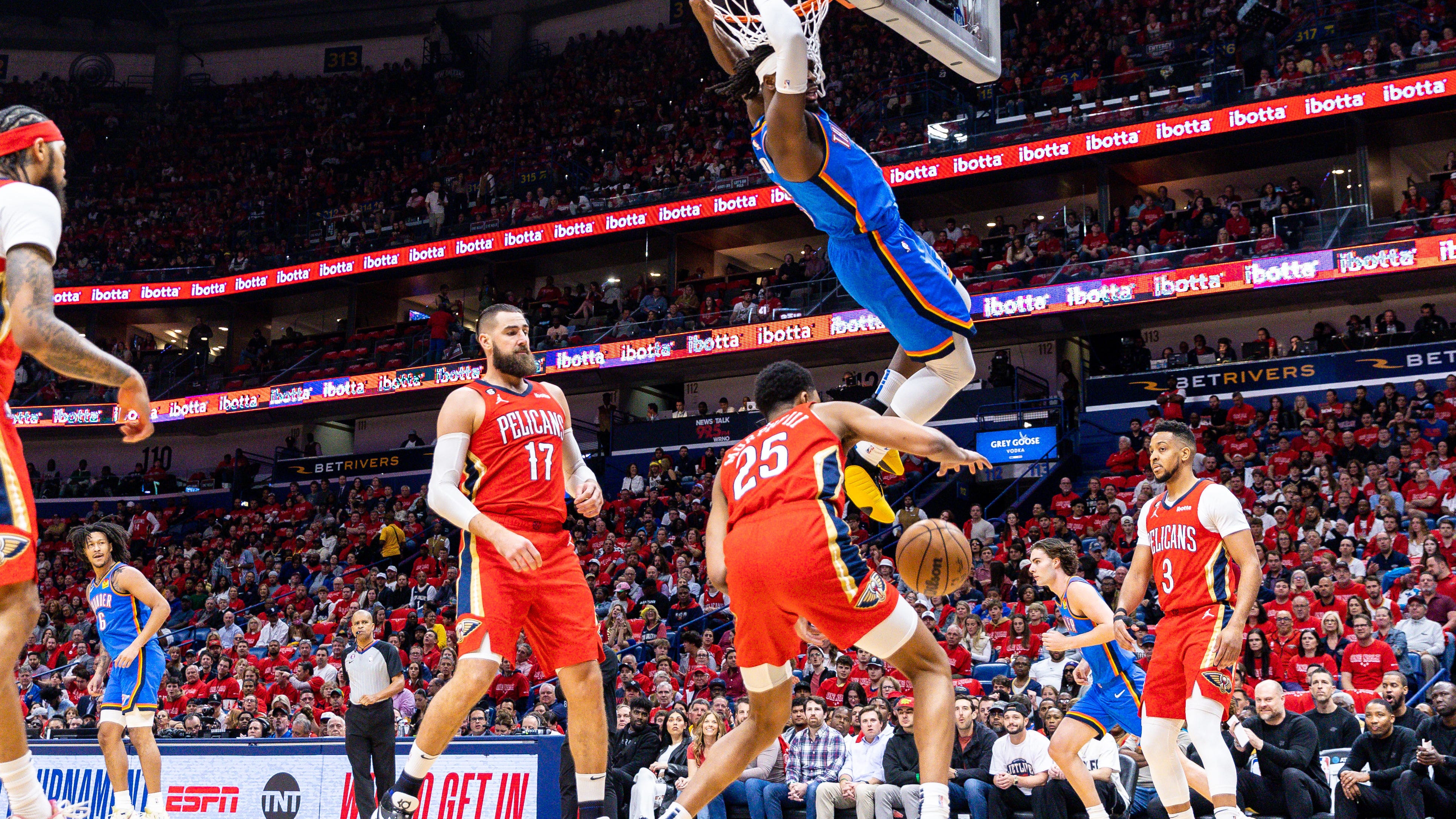The Thunder rolls 123-118, end Pelicans season