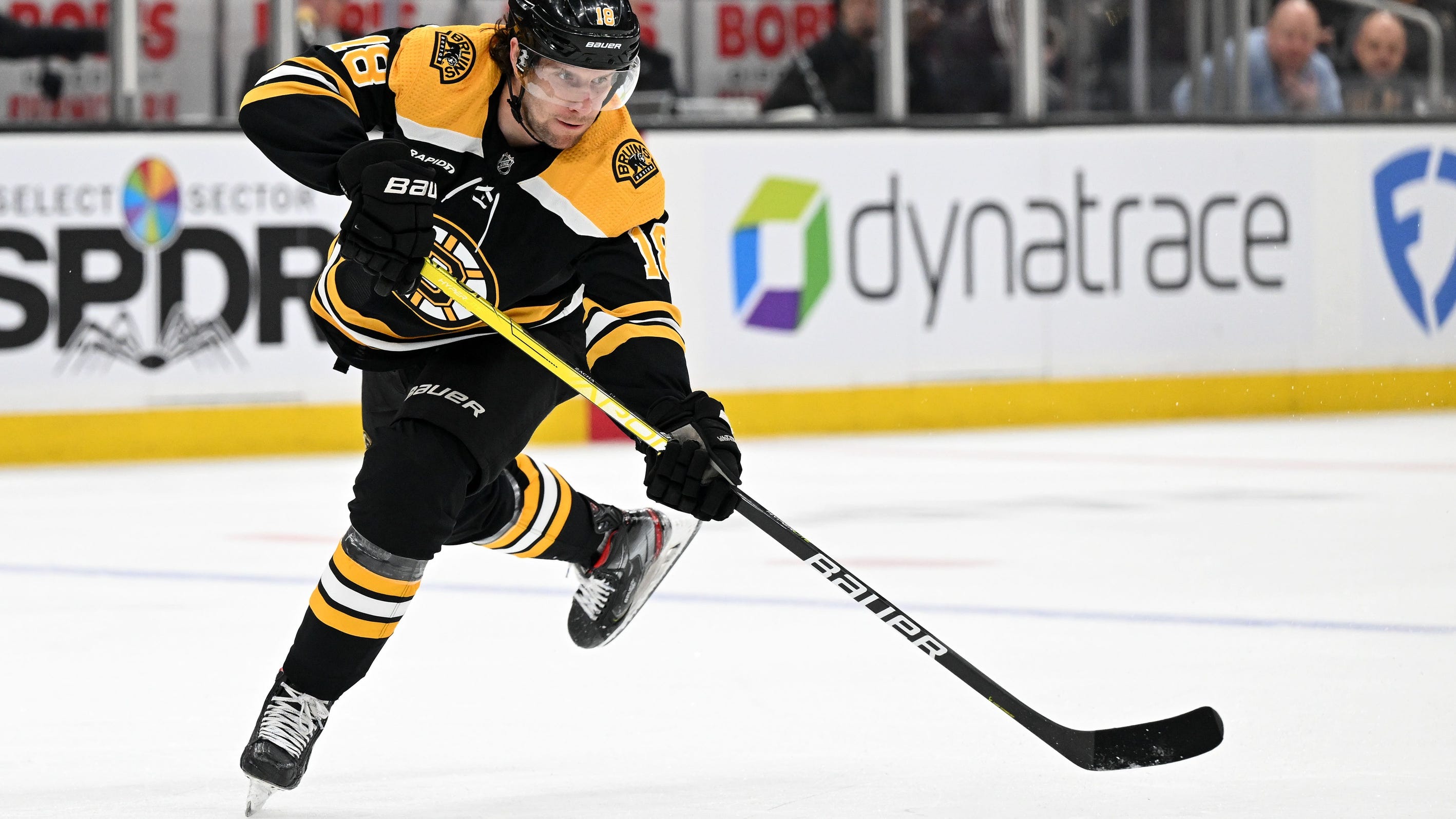 Pavel Zacha shows top center potential in Patrice Bergeron’s absence