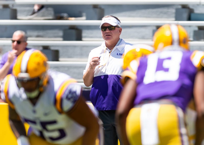LSU coach Brian Kelly
