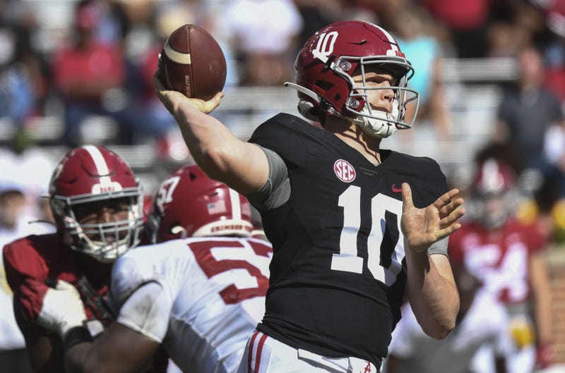 Eli Holstein in Alabama Spring Game