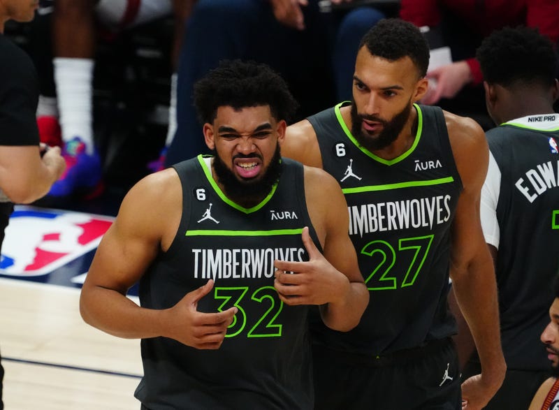 Karl-Anthony Towns, Rudy Gobert, Minnesota Timberwolves