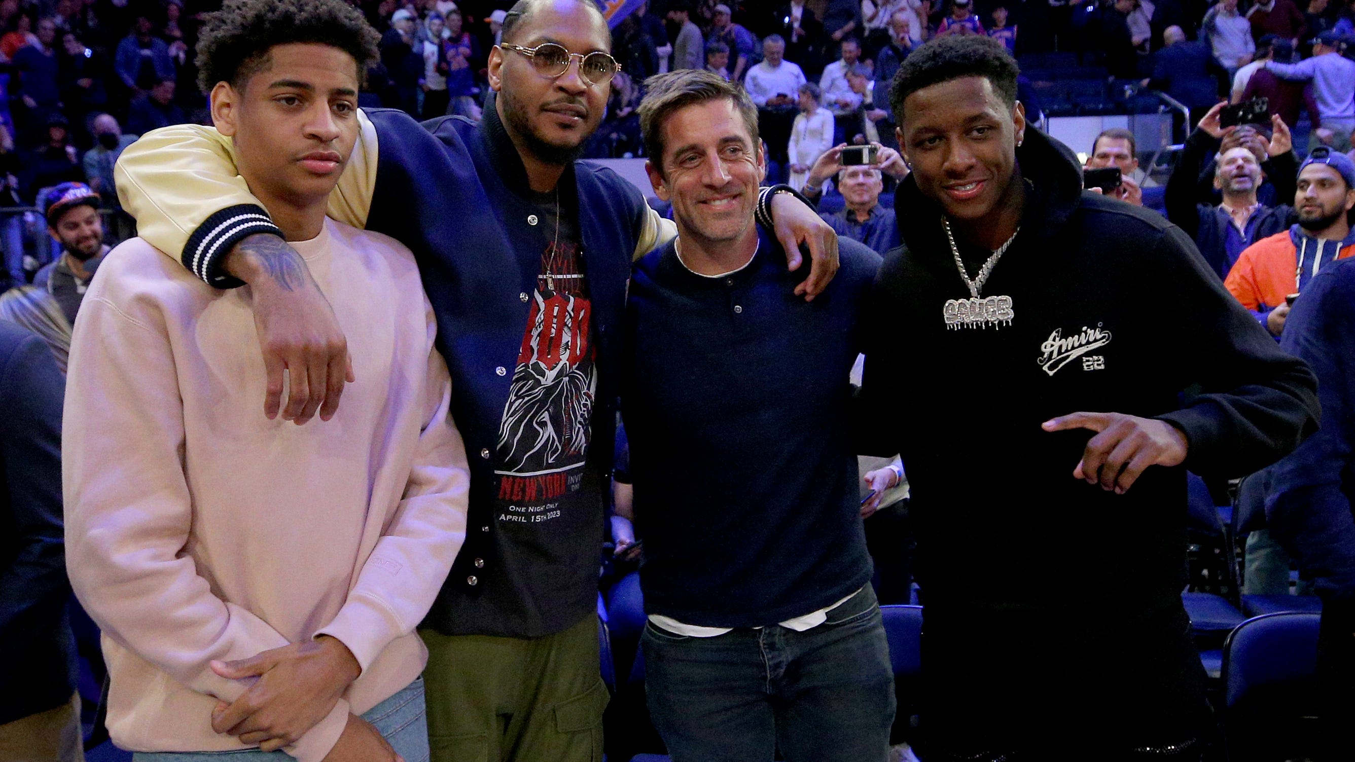 Boomer & Gio debate: Why was Carmelo Anthony tagged as a 'Knicks legend' at MSG Tuesday night?