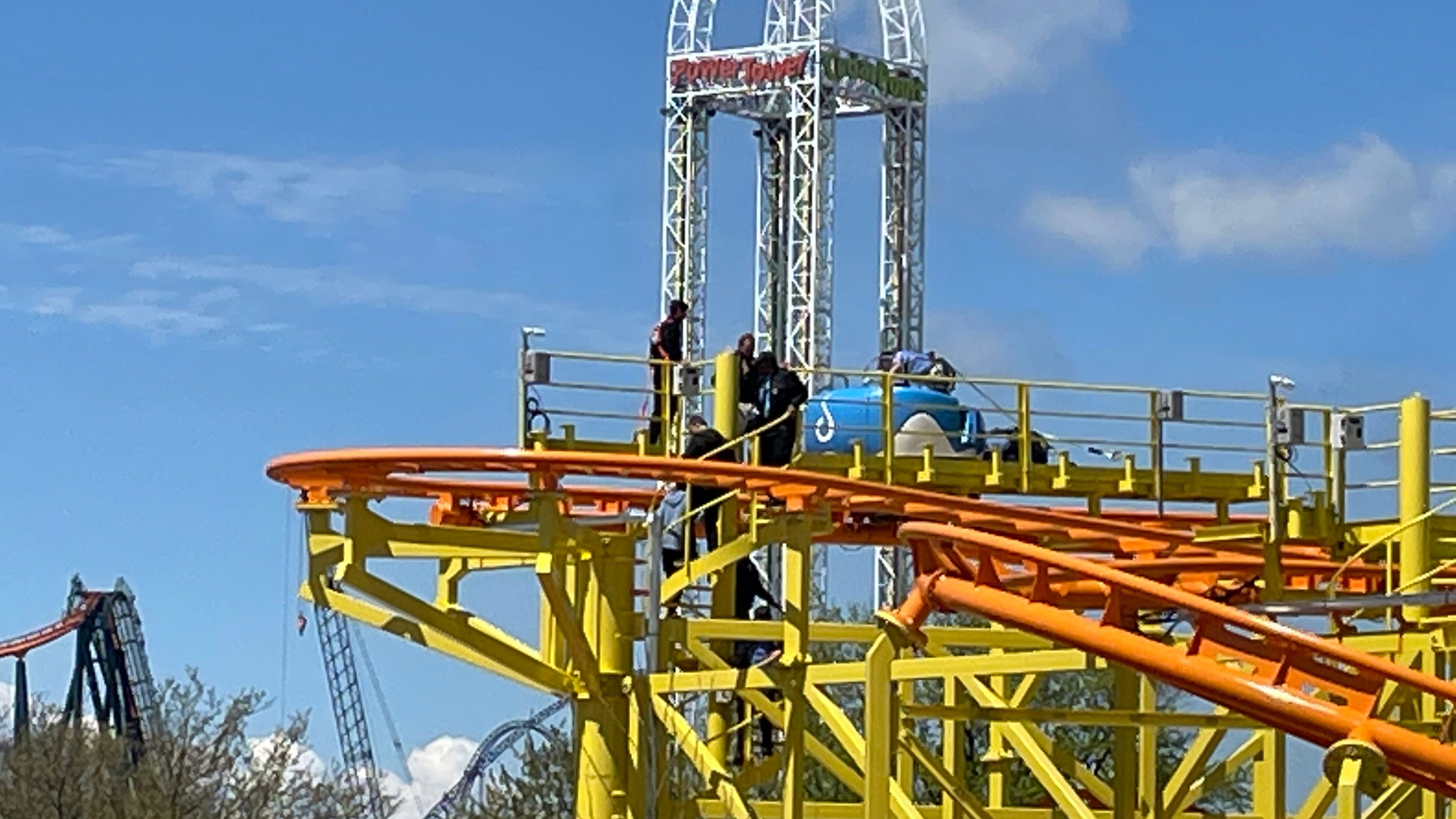 Cedar Point ride seizes up and riders have to walk 200 feet down
