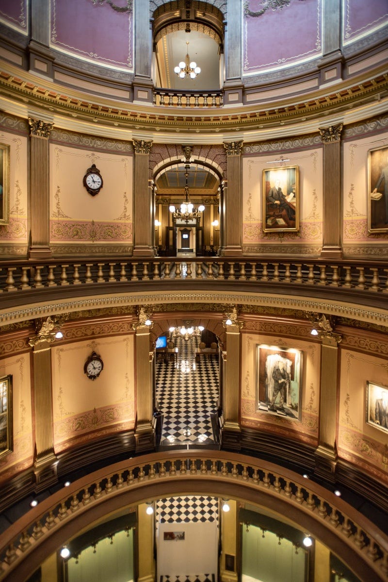 Inside the Michigan Capitol