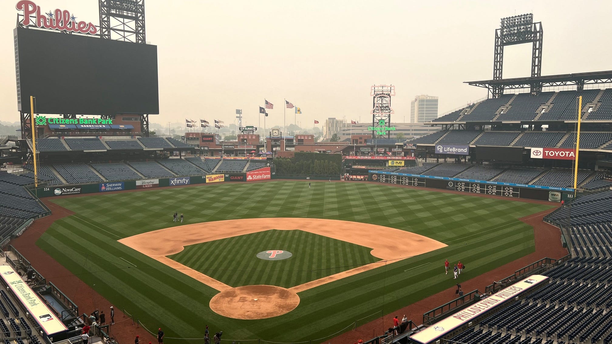 Tigers-Phillies game postponed due to poor air quality in Philadelphia caused by Canadian wildfires