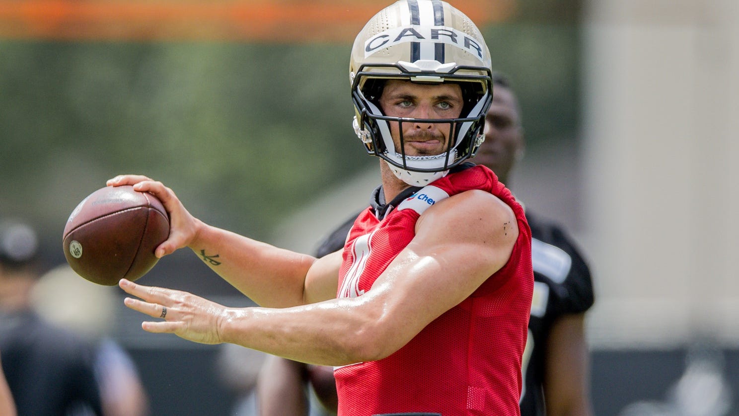 Saints QB Derek Carr admits he was 'very upset' at how his Raiders tenure ended