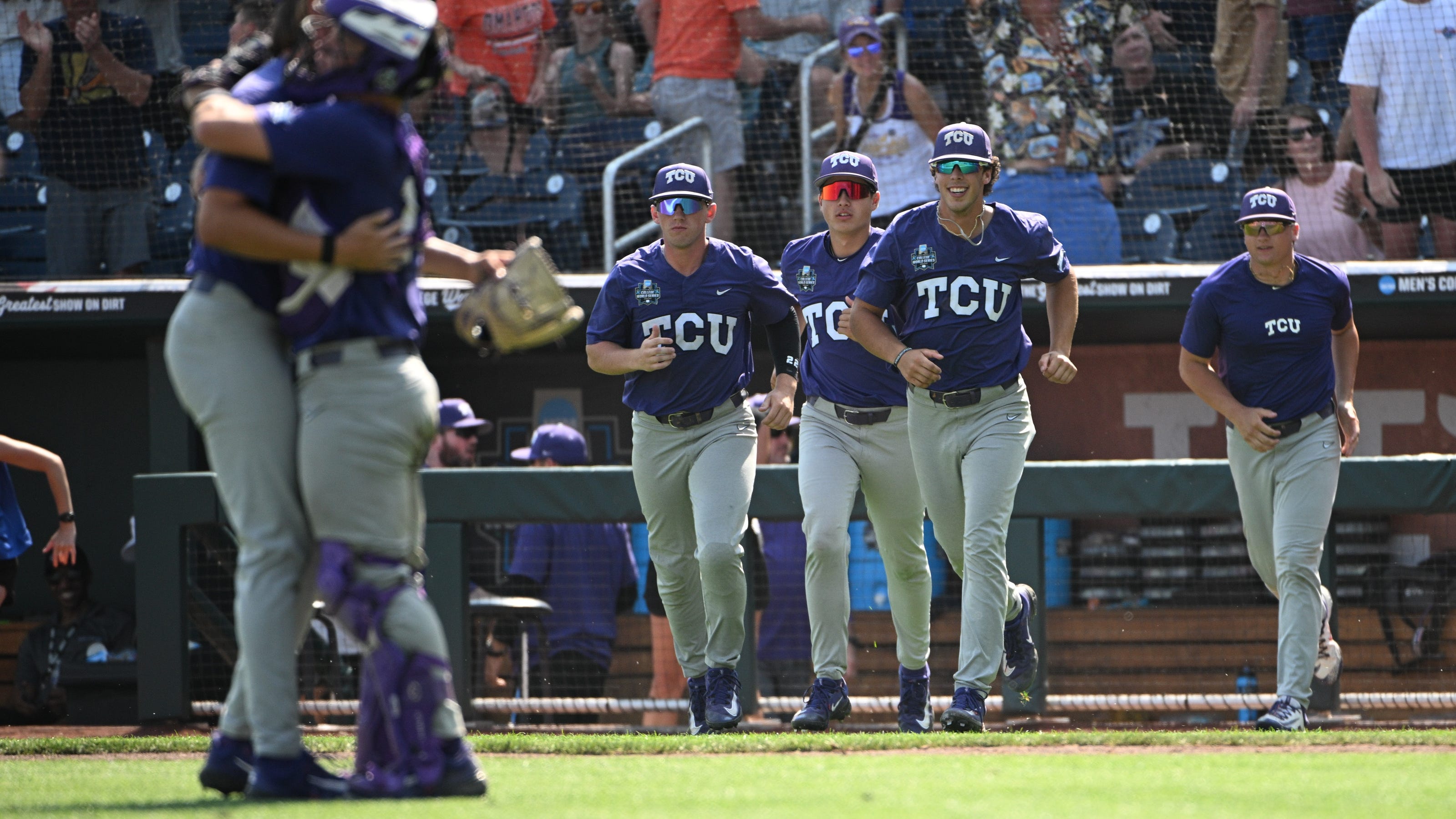 TCU meets Oral Roberts today in Game 9 of the College World Series