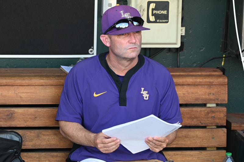 LSU baseball coach Jay Johnson
