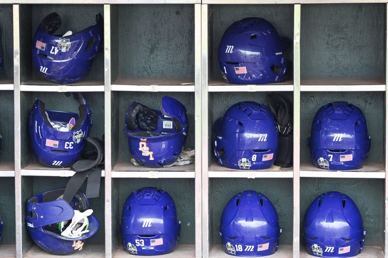 LSU baseball helmets