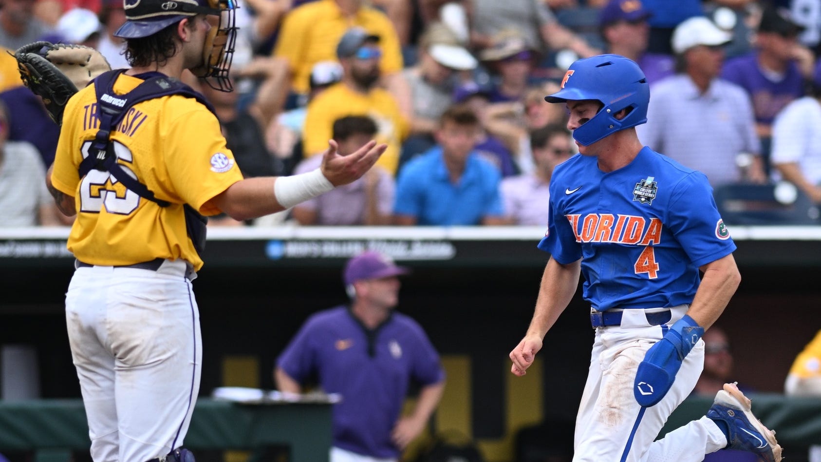 Florida detonates on LSU for 24 runs, forces winner-take-all game for CWS crown