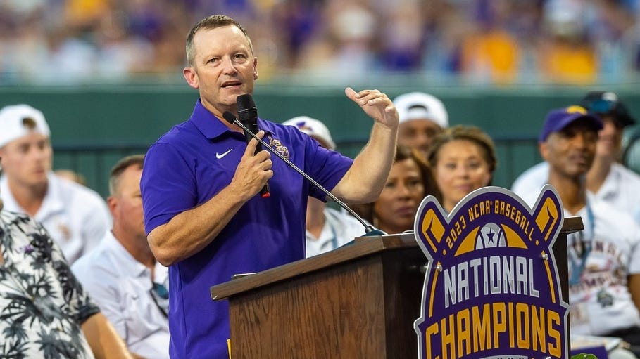 Jay Johnson finally laid out LSU baseball's 'road to the top.' Here's his full speech.