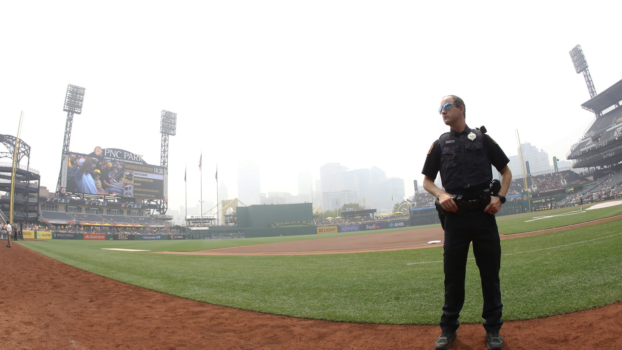 Pirates game delayed to address player concerns