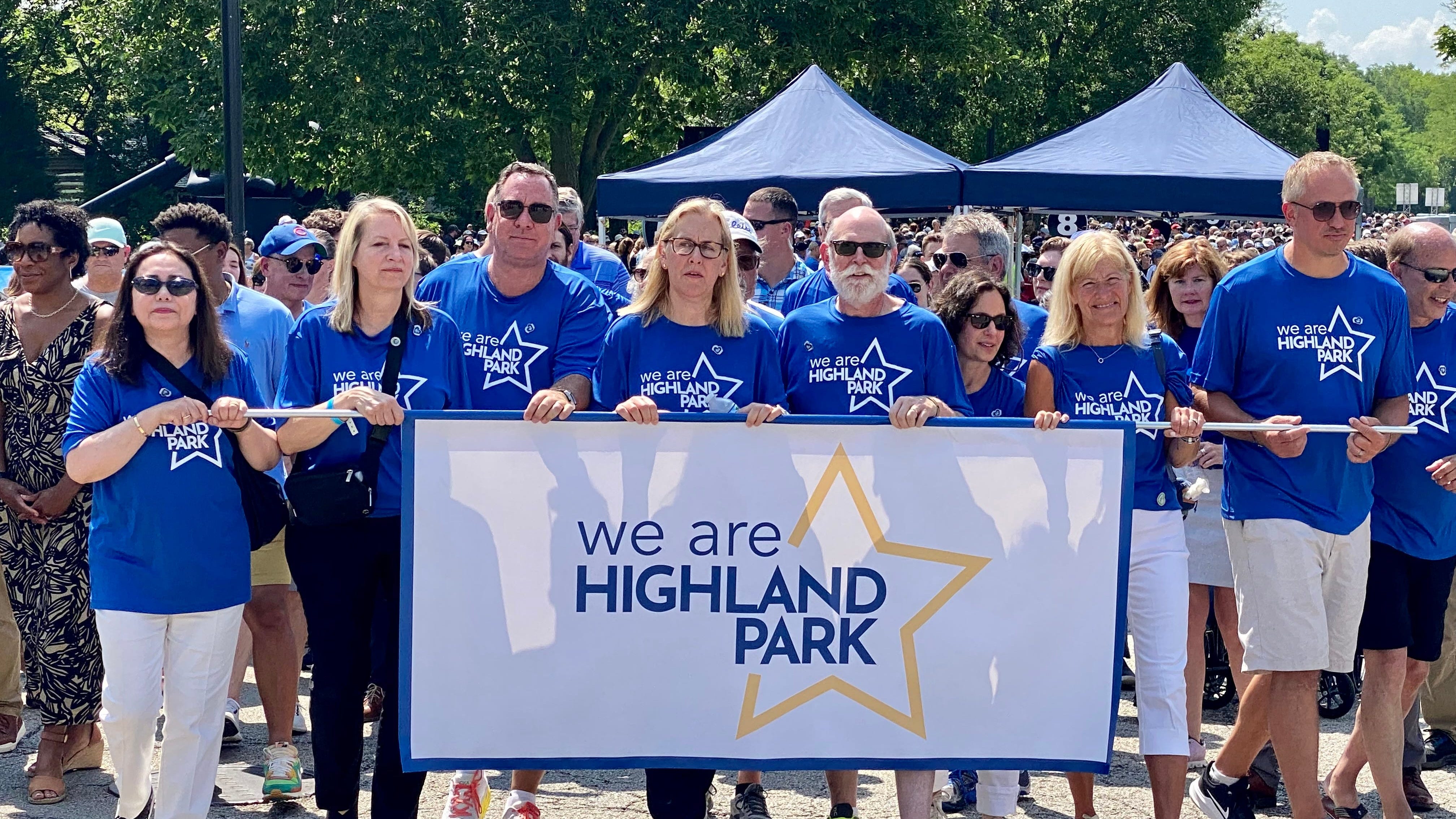 Highland Park still figuring out plans for permanent memorial for shooting victims one year later
