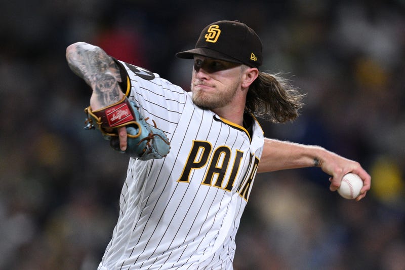 San Diego Padres relief pitcher Josh Hader (71) throws a pitch against the New York Mets