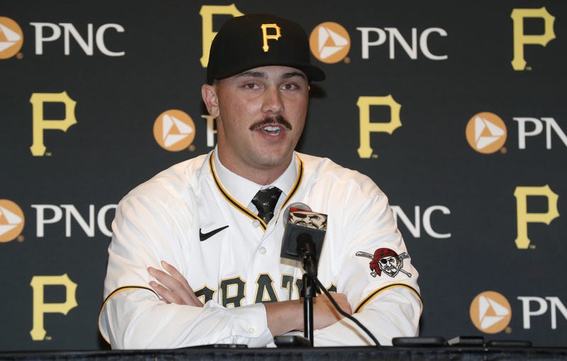 Paul Skenes at news conference