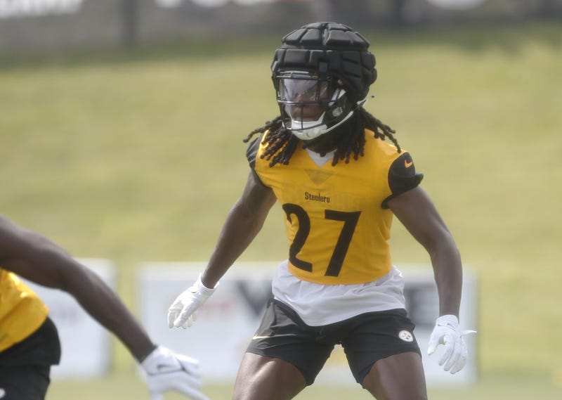 Cory Trice in training camp
