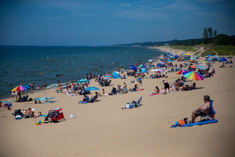 Oval Beach in Saugatuck, Michigan