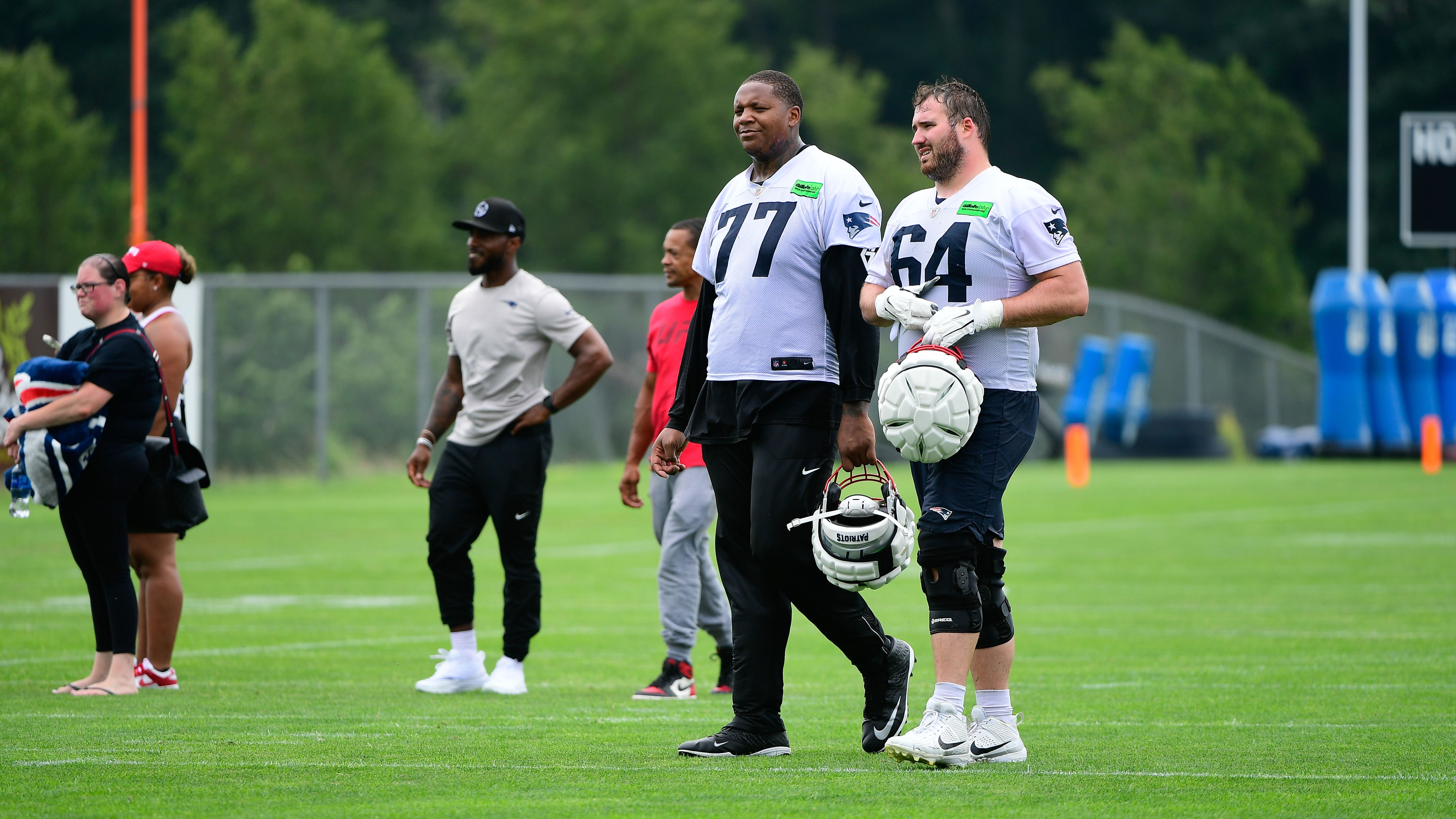 Patriots Practice Report: Trent Brown lone absence at New England's penultimate session of season