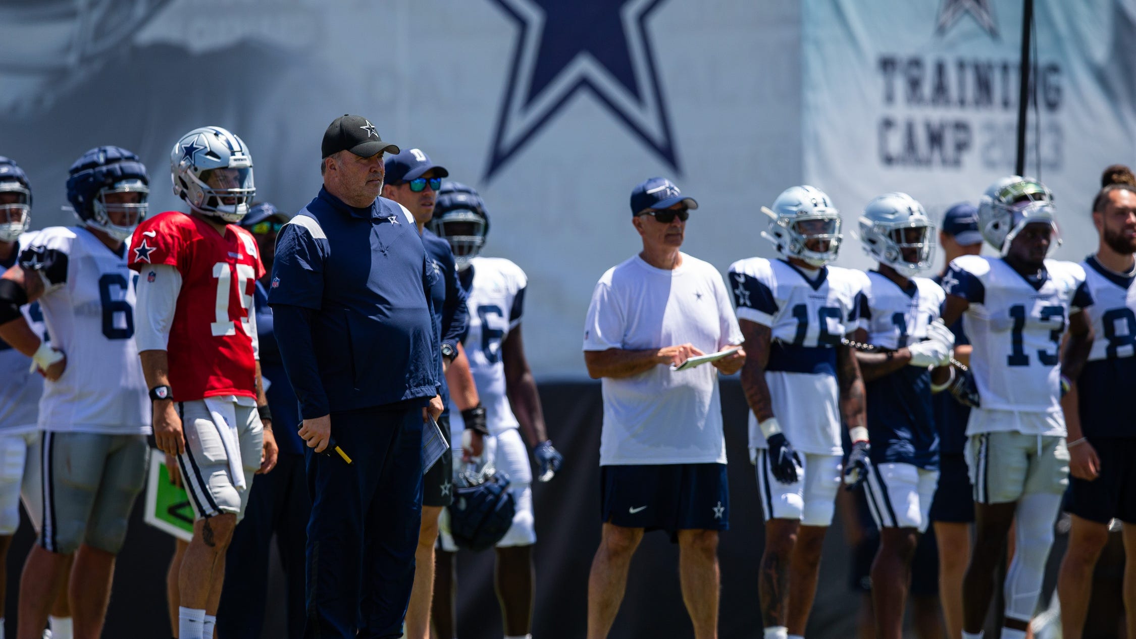Dallas Cowboys break camp in Oxnard, CA today