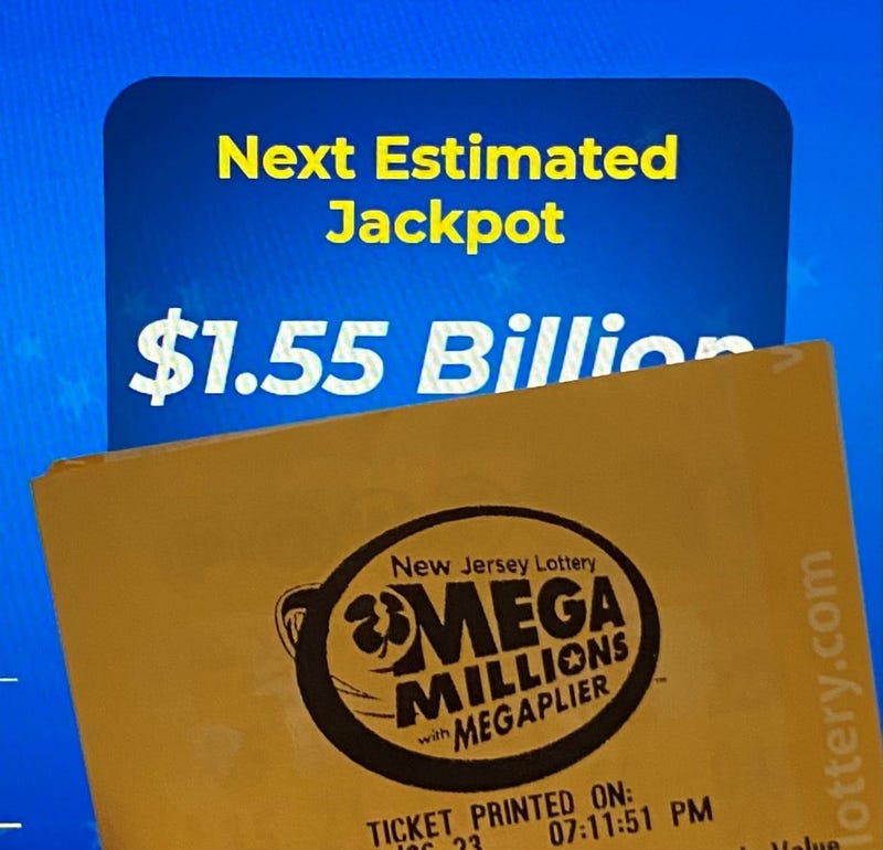 Tonight's Mega Millions Jackpot Is At 1.55 Billion Dollars