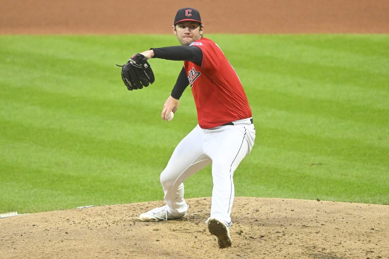 Cleveland Guardians starting pitcher Gavin Williams