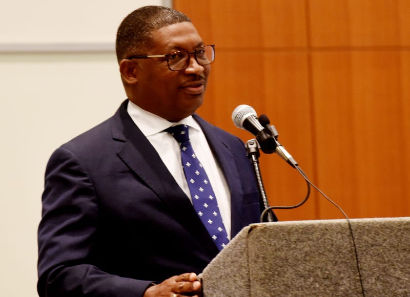 Shawn Wilson during the Police Jury Association of Louisiana forum at the Shreveport Convention Center, March 10, 2023.